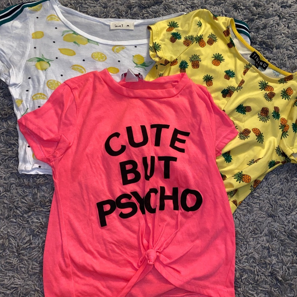 S/M crop top bundle